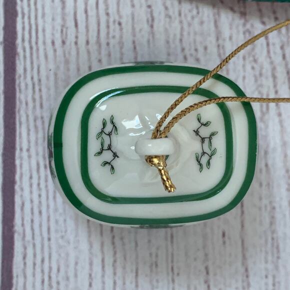 Vintage Spode Miniature Sugar Box Bowl Christmas Tree Ornament NO BOX - Picture 7 of 11